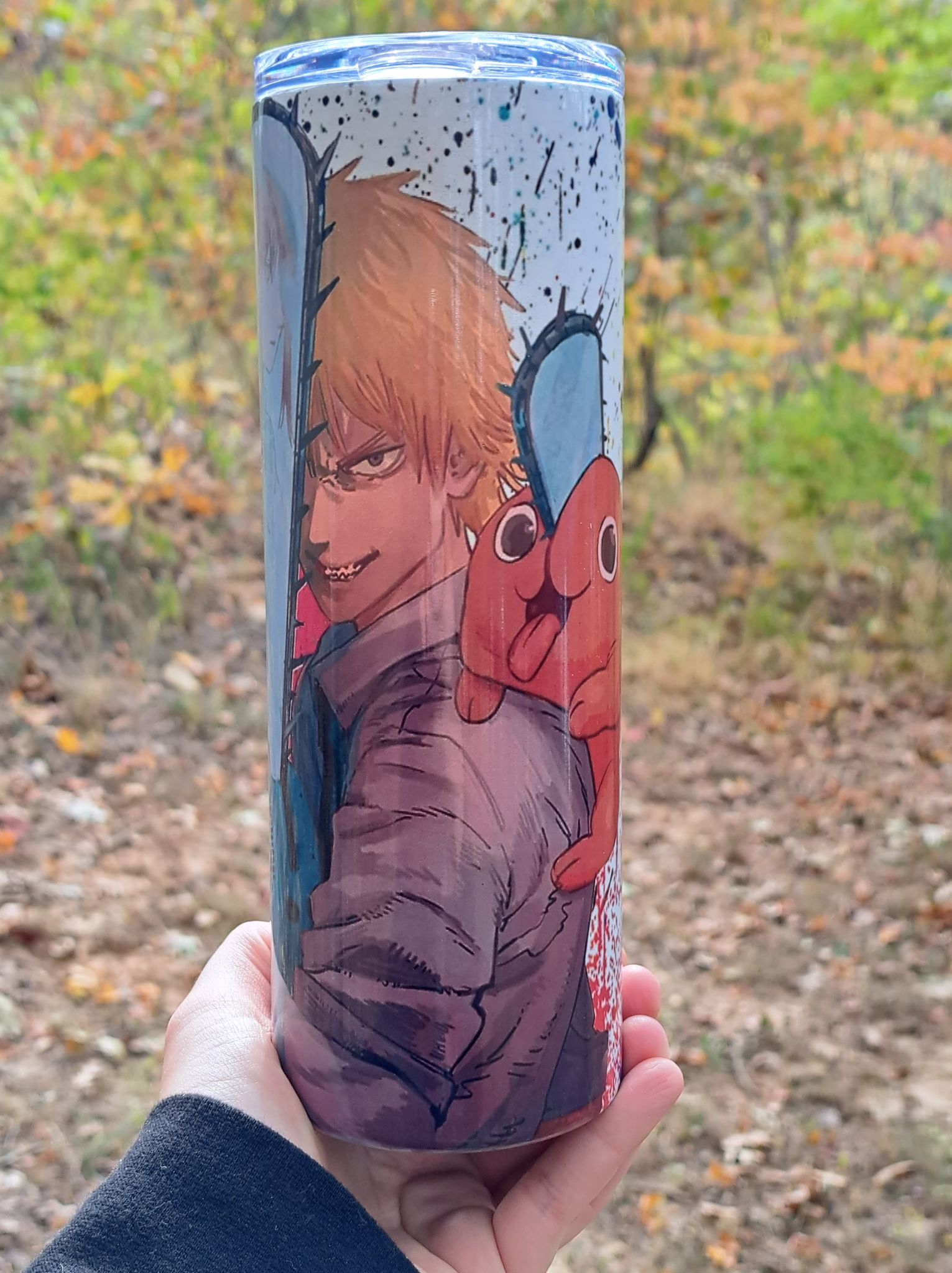 Chainsaw Man Stainless Steel Tumbler Thermos