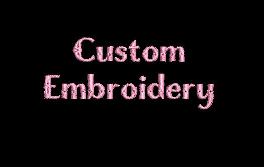 Custom Embroidery Service