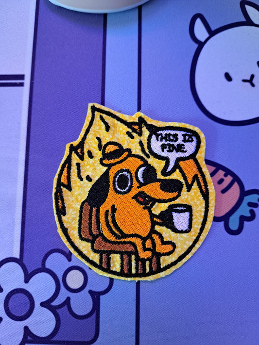 This is fine. meme patch