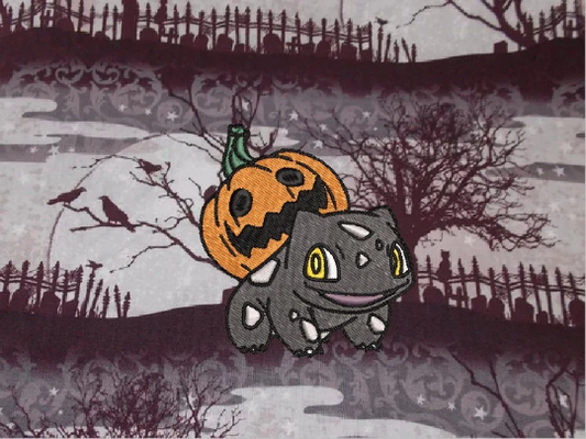 Pumpkin Bulbasaur Pocket Monster Spooky