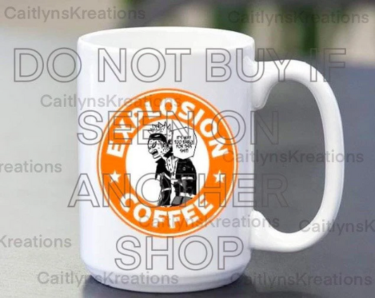 Explosion Coffee Bakugou mug